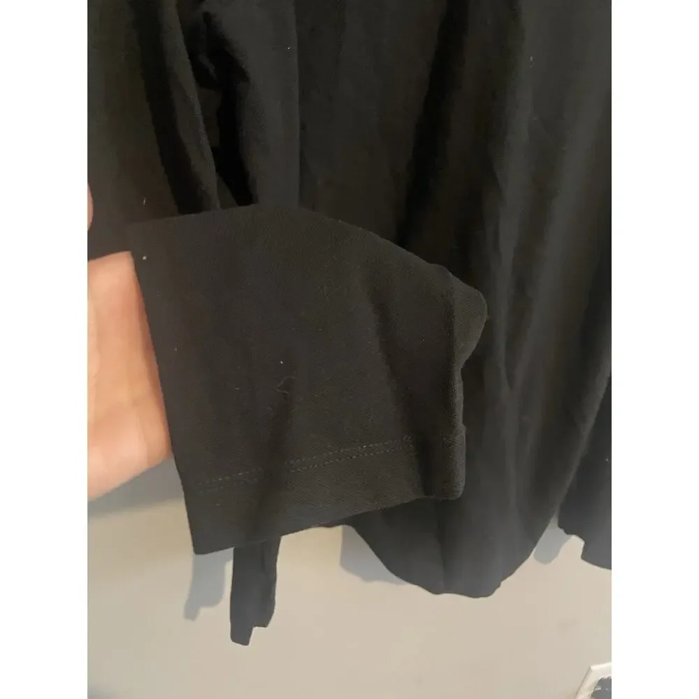 Banana Republic Performance Polo Longsleeve Shirt Mens Size XL Black With Collar